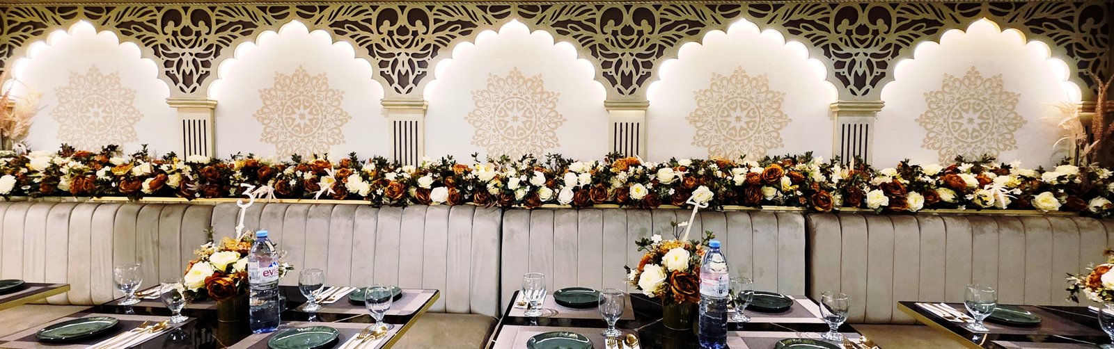 Table set for guests at Bagh